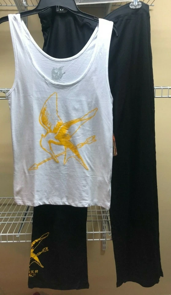 Neca The Hunger Games Mockingjay Tank & Pants Pajamas PJ Sets Womens Size XLarge