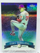 Curt Schilling 1998 Topps Finest #99 Refractor No Protector