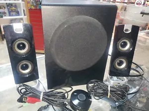 Cyber Auoustics 30 Watt Powered Speaker System with Subwoofer Model CA-3602 - Bild 1 von 3