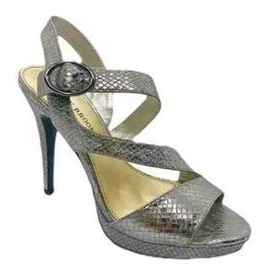Audrey Brooke Silver Shoes. Size 7.5 M. Retail $80 - Picture 1 of 5