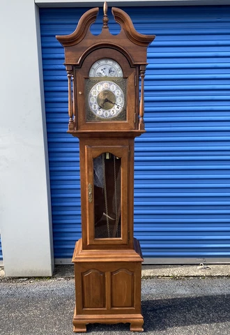 Ethan Allen Heirloom Maple Nutmeg Grandmother Grandfather Clock Cover