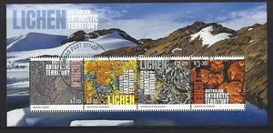 AUSTRALIA ANTARCTIC TERRITORY 2021 LICHEN MINIATURE SHEET FINE USED - Picture 1 of 1