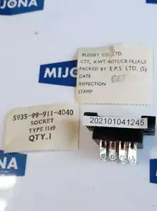 ZÓCALO Plessey 5935 99 911 4040 TIPO 1149 6 WT 46292 CB 14A 2 (NUEVO STOCK ANTIGUO) - Imagen 1 de 6