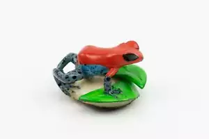 Wounaan Indian Poison Dart Frog Tagua Carving - Picture 1 of 12