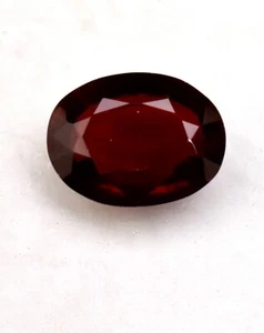 Natural Red Garnet Oval Cut 7.00 Ct Loose Gemstone From Mozambique For Ring Use - Picture 1 of 5