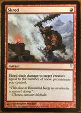 Skred/Snow Slip-Coldsnap-English (EXCELLENT -) * damage equal SNOW *