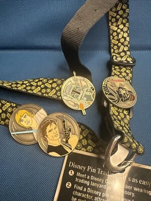 Prendedores comerciales Disney Star Wars 2011 con cordón excelente Foto 1 de 4