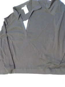 Cato Brown Knit Top trimmed with beige ~ Size 26/28W ~ New - Picture 1 of 2