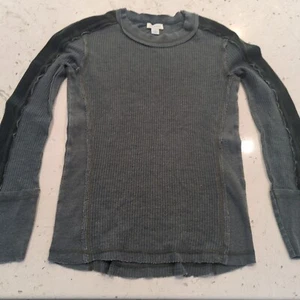 Sundance Long Sleeve Shirt Women's Small Green Waffle Knit  - Picture 1 of 12