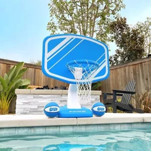 GoSports Splash Hoop Poolside Basketballspiel Schwimmbad Basketball 2 Bälle - Bild 1 von 8