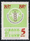 Ecuador 1134 1987 Camera Of Farming First Zone Wheat MNH