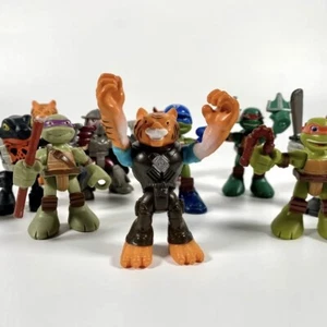 Teenage Mutant Ninja Turtles Half Shell Heroes 2.5" Job Lot Figures TMNT~ 2014 - Picture 1 of 9