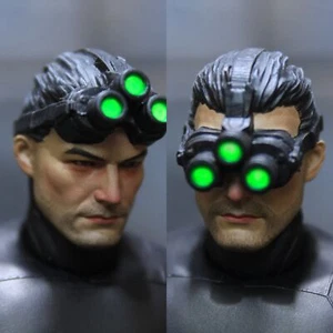 U.S Duty Free 1/12 Custom Character Sam Fisher Splinter Cell Head Sculpt - Picture 1 of 4
