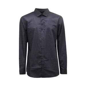 5523AR camicia uomo SELECTED HOMME EASY TO IRON man SLIM shirt blue - Picture 1 of 4