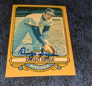 1983 Diego Segui Seattle Pilots 1969 Renata Galasso Signed Card W/Our COA - Picture 1 of 1