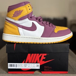 Size 12 - Nike Air Jordan 1 Retro High Brotherhood Yellow White 555088-706 Men’s - Bild 1 von 13