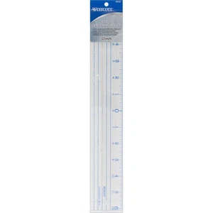 Acme CR-12 Plastic Ruler 12"-Zero Centering - Picture 1 of 1