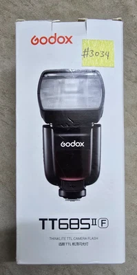 Godox TT685II-F 2.4GHz Wireless TTL HSS Flash Speedlite Light For Fuji Camera - Image 1 of 4