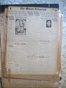Scopes Monkey Trial of the Century Newspaper 7/14-22 TN HOUSE DEF REPEAL BILL - Picture 1 of 1