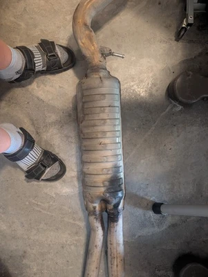 Silenciador completo BMW E90, resonador y tubo con puntas Serie 3 2008-2011 Foto 1 de 3