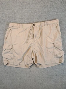 The North Face Cargo Shorts Womens XL 34- 36 waist Khaki Hiking Gorpcore - Picture 1 of 9