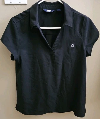 Camisa Lands End Chase Bank Ropa Manga Gorra Mujer Talla 8 Foto 1 de 4
