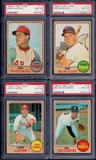 PSA 8 1968 OPC O-pee-chee #117 Larry Jaster St. Louis Cardinals SET BREAK POP 6