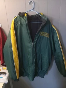 vintage green bay packers starter jacket large korea nfl puffer logo full zip - Picture 1 of 11