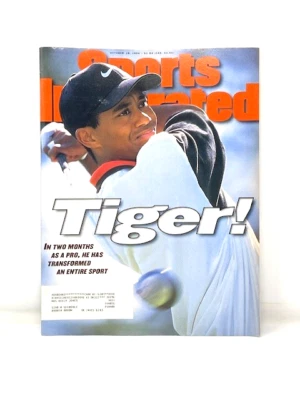 Tiger Woods Sports Illustrated 28 de octubre de 1996 primera portada Foto 1 de 4