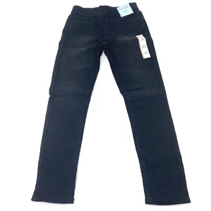Cat & Jack Girls Size 10 Mid Rise Pull-On Jegging Ultimate Stretch Black - Picture 1 of 15