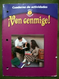 Ven conmigo Cuaderno de actividades Level 3 by Holt, Rinhart & Winston Softcover - Picture 1 of 5