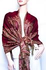 Big Paisley Thicker Pashmina Shawl / Wrap / scarves 17 colors  us wholesaler