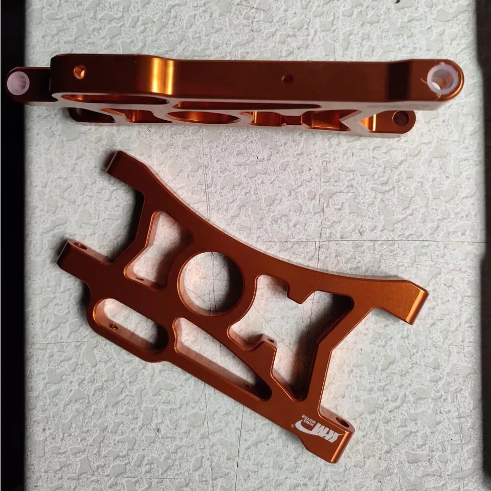 Braço inferior traseiro de liga laranja ajuste 1/5 RC Buggy HPI BAJA Rovan KM 5B 5T 5SC - Imagem 1 de 3