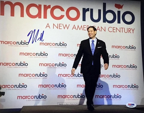 MARCO RUBIO SIGNED AUTOGRAPHED 11x14 PHOTO 2016 PRESIDENTIAL CANDIDATE PSA/DNA Cover