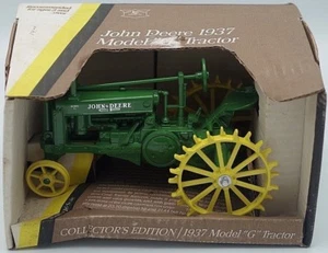 ERTL JOHN DEER1937 MODEL G TRACTOR COLLECTORS EDITION 1/16 SCALE DIE-CAST MIB - Picture 1 of 4