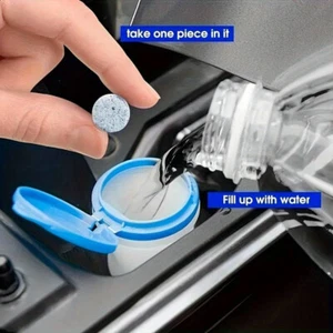 10x Screen Wash Windscreen Washer Fluid Concentrated Tablet 4L - 1 tablet UK - Picture 1 of 4