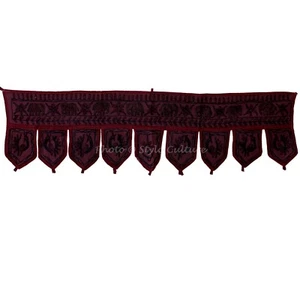 Indian Wall Hanging Valance Door Topper Handmade Embroidery Toran Home Decor - Picture 1 of 1