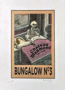 Chateau Marmont, Bungalow No.3 Ltd. Edition or AP. Print Signed Fairchild Paris  - Picture 1 of 12