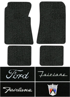 Alfombrillas Ford Fairlane 1955-1956 - 4 piezas - bucle Foto 1 de 4