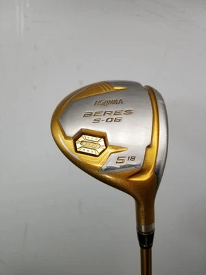 HONMA BERES S-06 4 STAR 5 WOOD 18* REGULAR ARMRQ X 47 +HC GOOD - Image 1 of 4