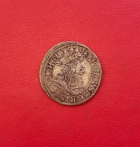 Kaiserreich Österreich. Schöne 3 Kreuzer Münze 1670 Leopold I. SUP Zustand - Bild 1 von 4