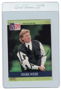 MARK WIEBE Signed 1990 PRO SET Golf Card #29 PGA 2013 SENIOR British Open Champ - Picture 1 of 2