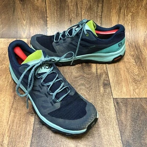 Salomon Women's OUTline Low Gore-Tex Lightweight Hiking Shoes Blue Teal Size 11 - Picture 1 of 10