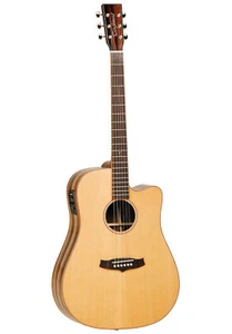 Tanglewood TJ5 CE Java Series Dreadnought Cutaway Acoustic-Electric Guitar Cedar - Picture 1 of 2