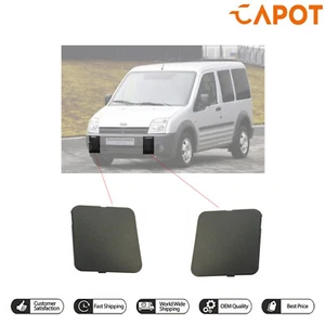 Cubiertas de gancho de remolque con parachoques delantero genuino izquierda y derecha para Ford Transit Connect (2002-06) - Imagen 1 de 7