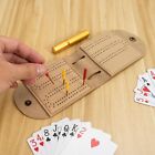 Portable Card Game Board Leather Cribbage Game Board Game Scoring Boards