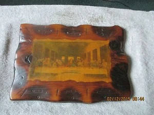 LAST SUPPER PICTURE ON PINE WOOD - Picture 1 of 5
