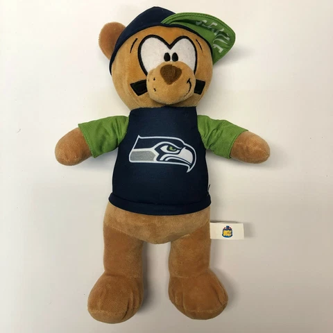 Seattle Seahawks 14" Plush Teddy Bear  NFL Good Stuff Cover