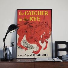 Vintage J.D Salinger Catcher In The Rye Book Cover Poster Print Picture A3 A4