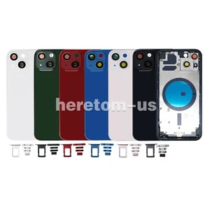Vitre arrière coque cadre de remplacement pour iPhone 13 pas de petites pièces - Photo 1 sur 22